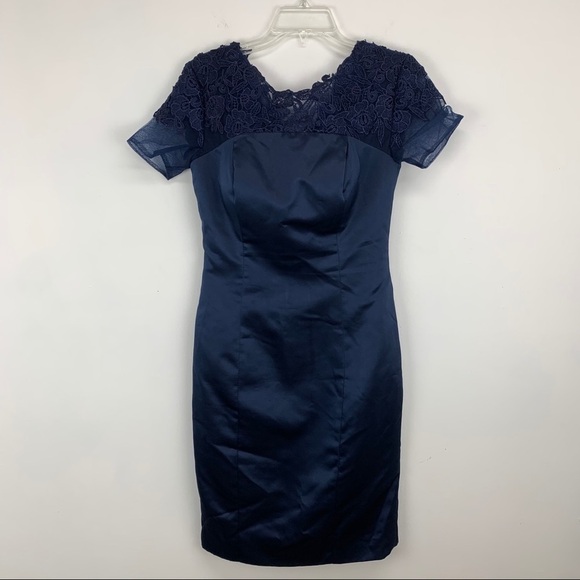 navy Blue Cocktail Dress. - Picture 2 of 10